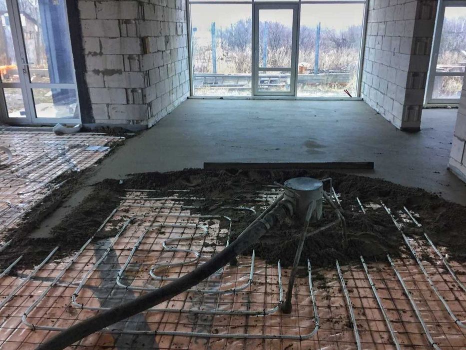 Стяжка пола за один день