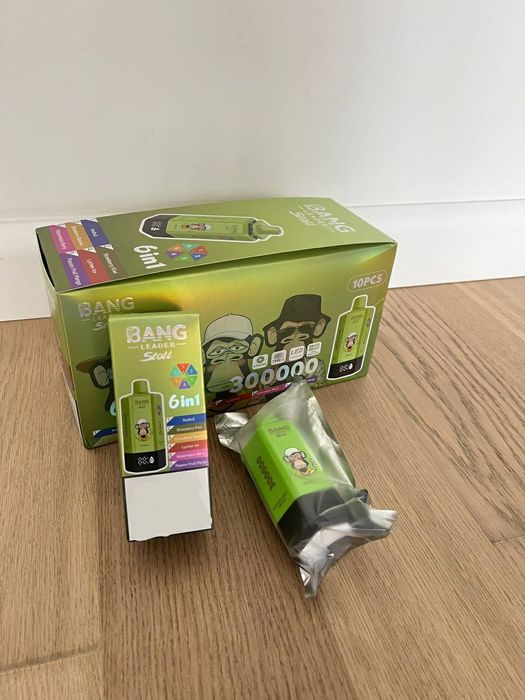 Vape 6 in 1 Sigilat | Până la 300000 Pufuri | 6 Arome | USB-C + LED