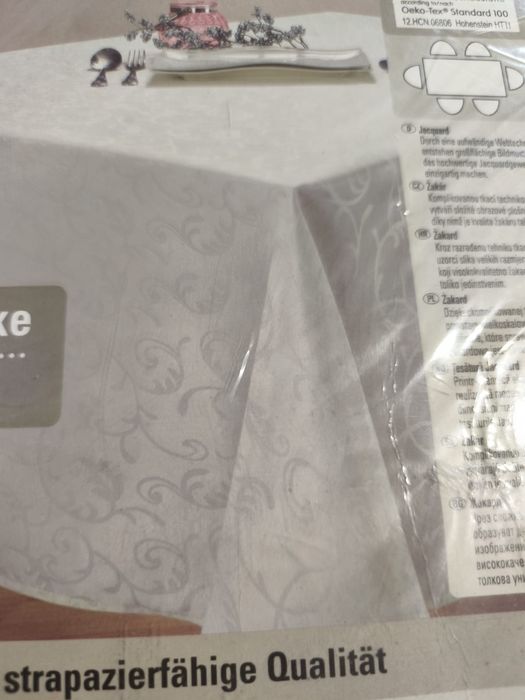 Fata de masa 6 pers 130x170cm NOU