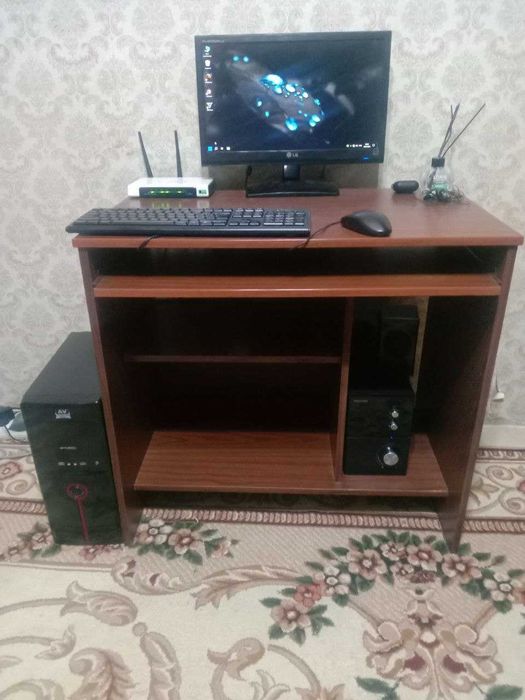 Игровой комп Core i3 6-gen + 22' led + Wi-Fi роутер + Сабуфер Microlab