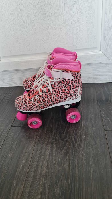 Ролкови кънки SFR Vision II Canvas Leopard-№38+чанта +протектори