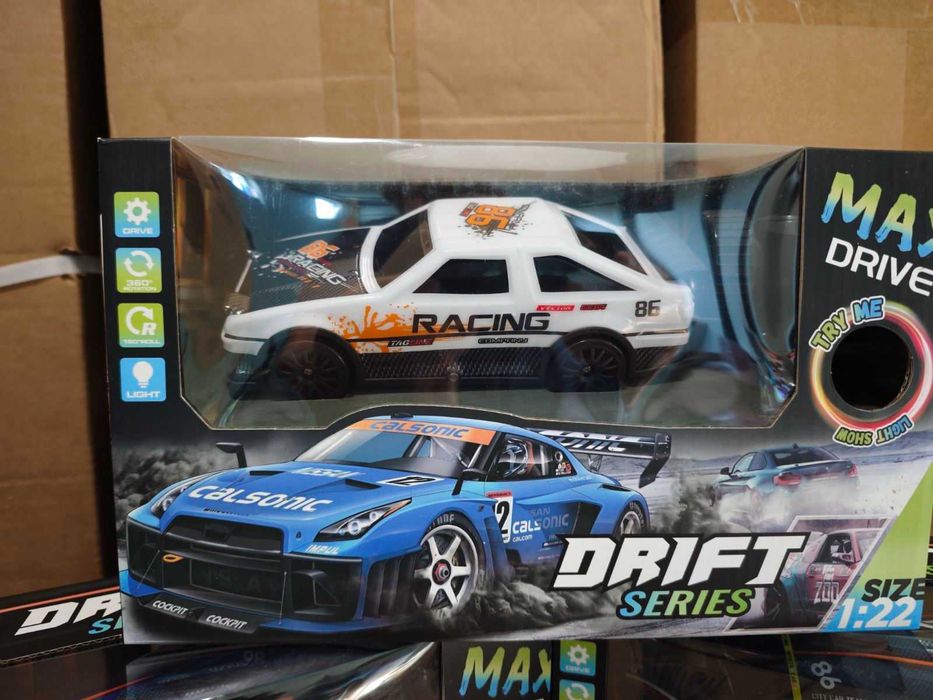 Дрифт кола с мащаб 1:22,LED светлини, батерия на колата и дистанционно