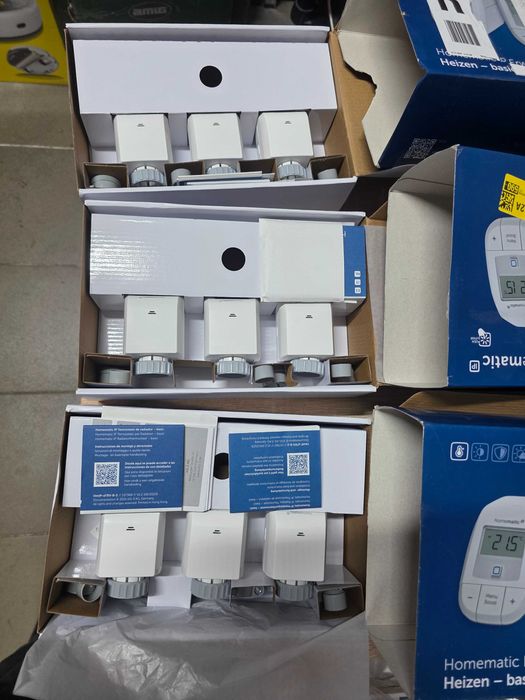 Set de 3 termostate digitale Homematic pentru încălzire