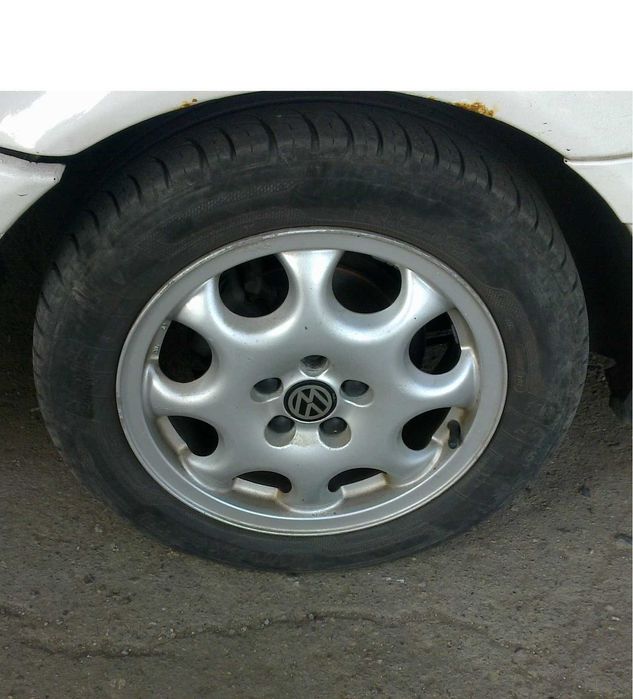4бр. 195 55 15 зимни гуми с джанти за Голф и Пасат