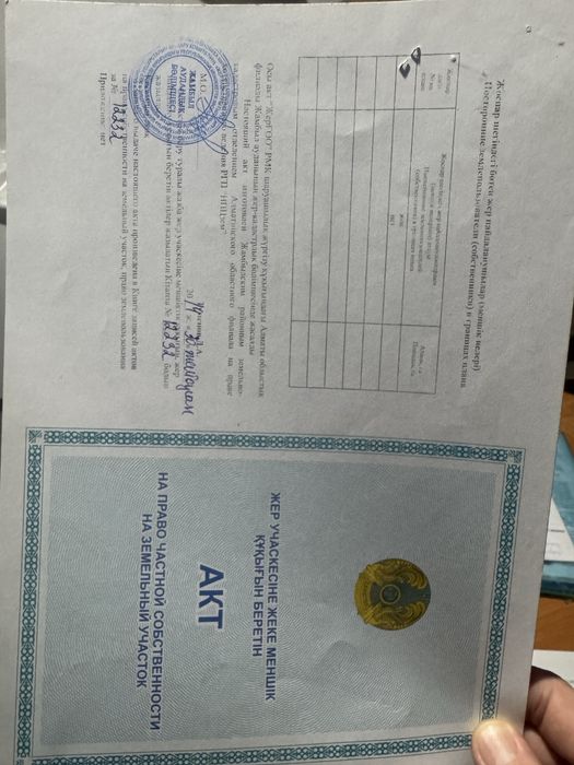 Жеке меншик 8 сотка жер сатылады