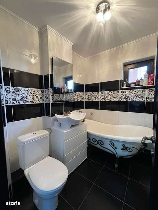 2 camere Calea Bucuresti, finisaje superioare, mobilat, centrala!