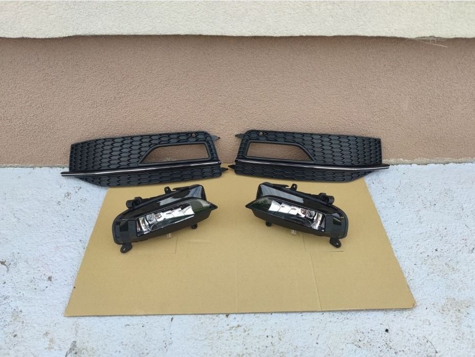 Proiector ceata grila proiectoare Audi A4 B8 S-line facelift 2012-2015