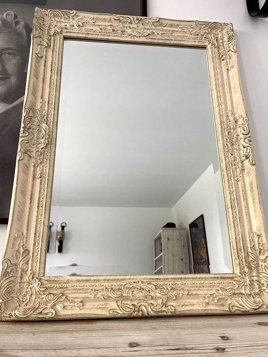 Oglindă lemn cu aspect antichizat