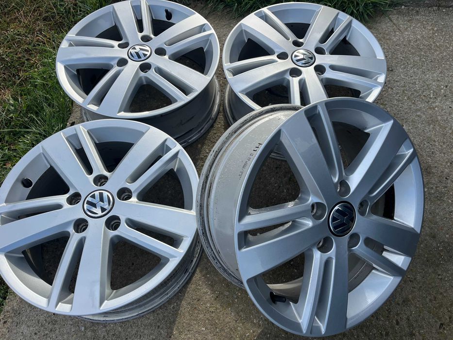 Jante Aluminiu pe 16 VW PASSAT GOLF Jetta Touran Caddy 5x112