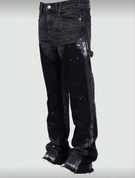 Blugi baggy flared tip rapitation