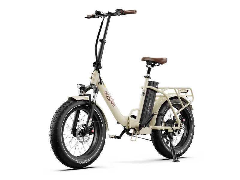 Електрически велосипед ONESPORT OT16 Max | 1x500W | 48V 18Ah | 50км/ч - бежов