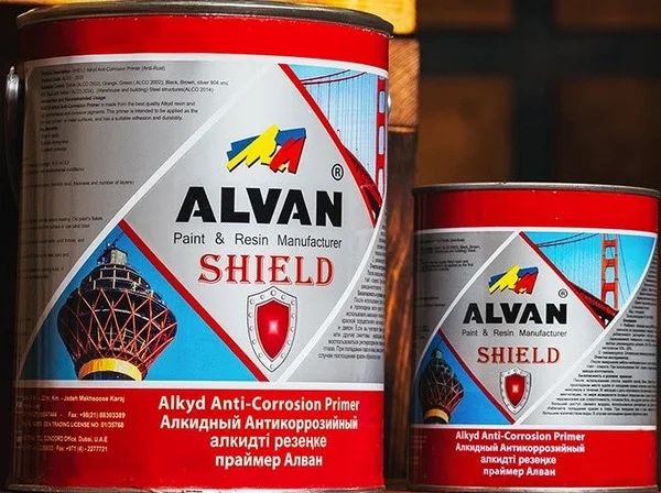 Антикоррозийный праймер Alvan 17,5 л/ 22 кг. Nº904 (серый)