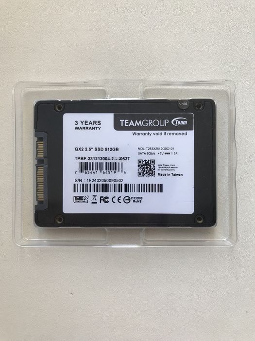 SATA SSD 512GB TEAMGroup срочно