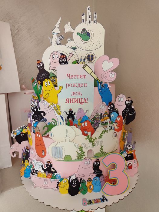 Бутафорна торта на 4 етажа