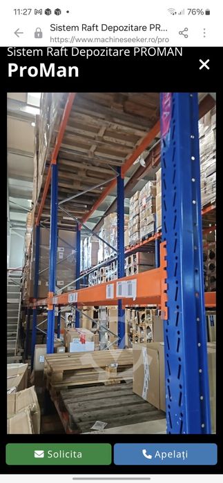 Rafturi metalice industriale