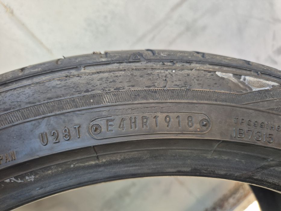 2бр летни гуми Фалкен/ 245-40-19/2018г/5мм грайфер/ Ръмфлат/ с борд/