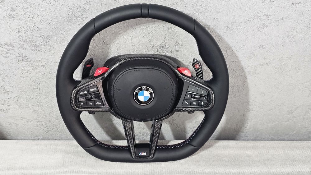 Volan Sport Tesit  M Bmw G30 G31 Carbon, Padele Piele Nappa Premium