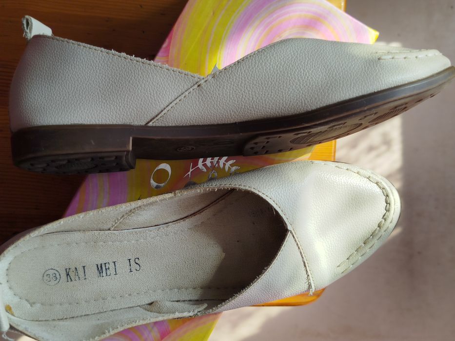 Балетки натуральная кожа