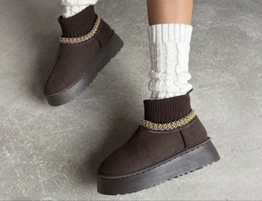 Угги новые (эко), не подошёл размер