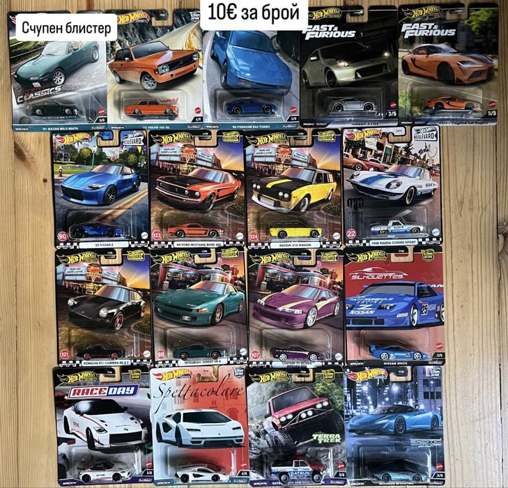 Hot Wheels модели