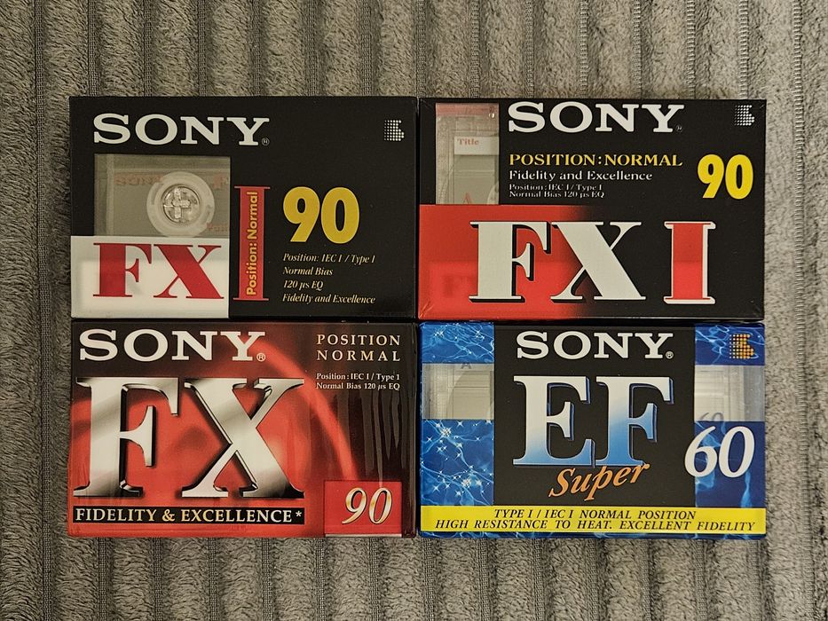 4 Casete  Audio Sony