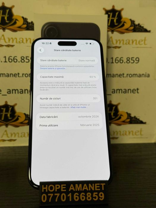 Hope Amanet P10/iPhone 16 Plus 256GB