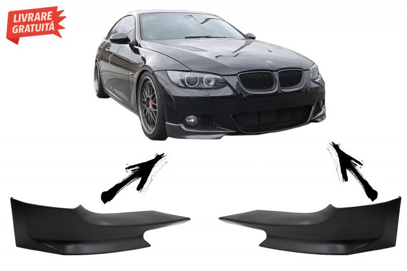 Difuzor Bara Spate Cu Evacuare Dubla cu Prelungiri Bara Fata BMW E92 3