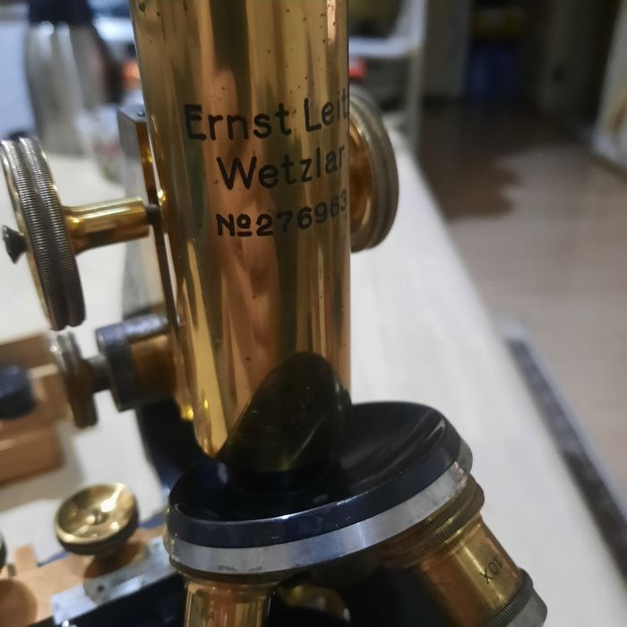 Микраскоп старинный