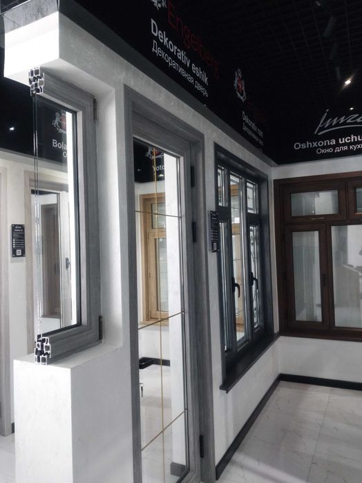 Уз нархини булиб туланг. Imzo va Engelberg termo eshik va derazalar