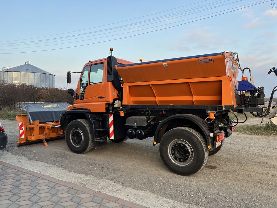 Unimog U500 Echipat deszapezire Freza Zapada+Lama + Sararita