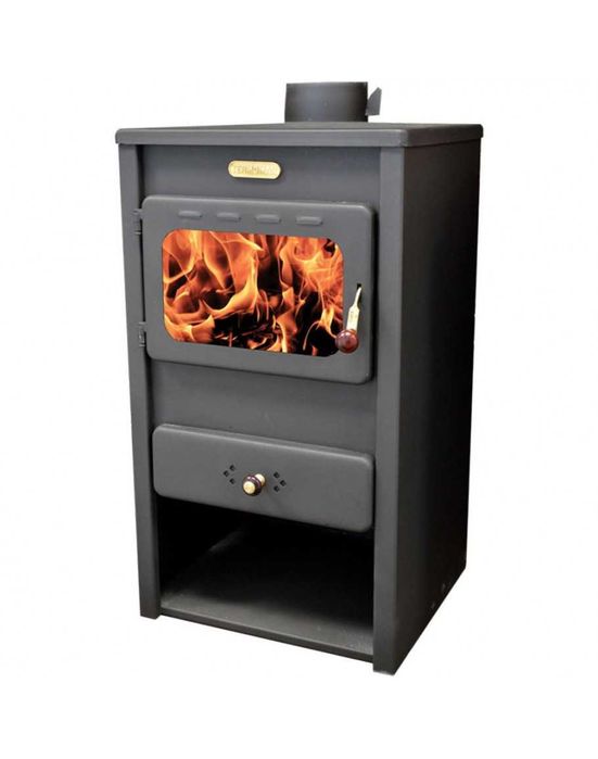 Камина Купро Стил с ламаринен плот  010356  Печки на дърва