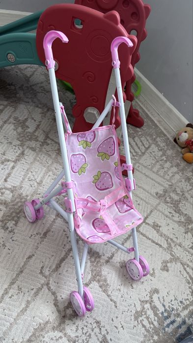 Детская горка,лошадька и коляска