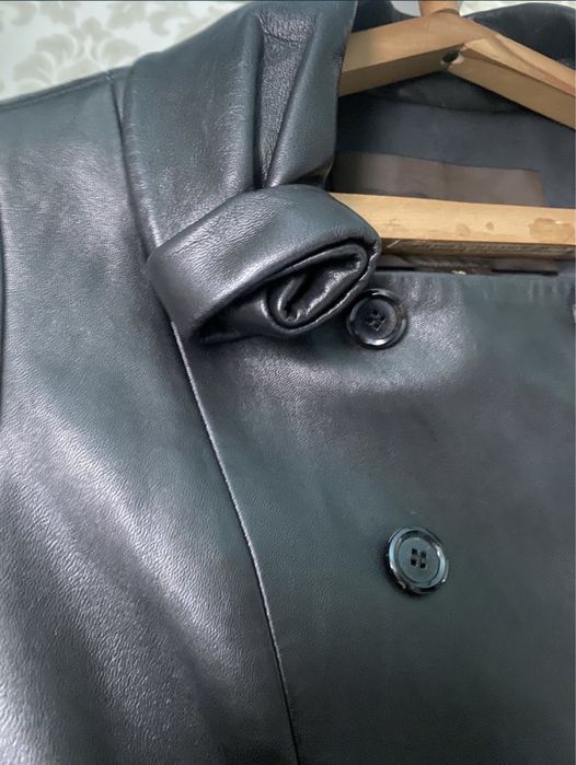 Кожаный плащ Louis Vuitton