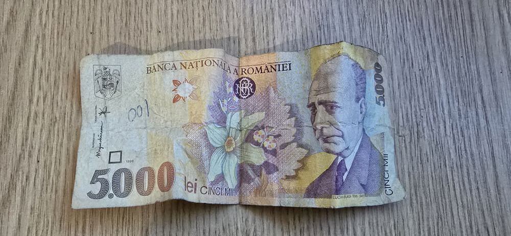 Bancnota 5000 lei 1998