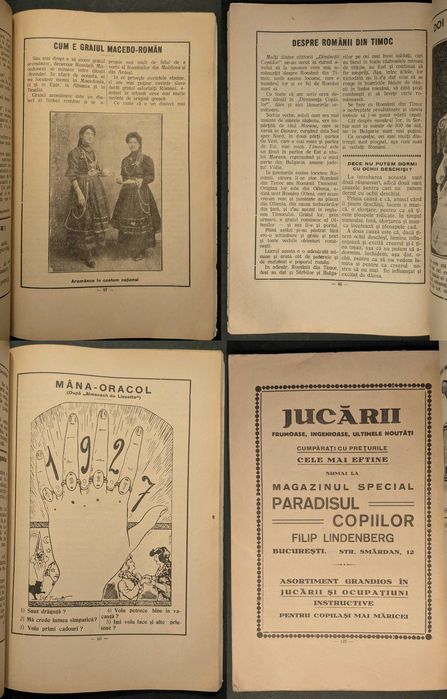 rar 1927 ALMANAHUL SCOLARILOR – Nicolae Batzaria 128 pag ilustrat. Bucuresti, Atelierele Adevarul si Dimineata, Reclame Vechi 23x16cm Stare cf. poze