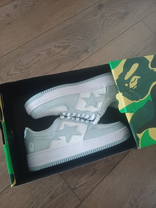 Bape sta gray & white