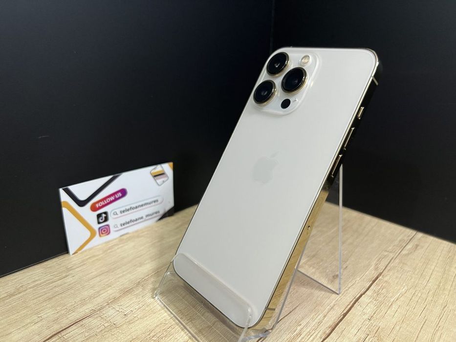 iPhone 13 Pro 128Gb Gold Second-Hand Foarte Bun 3 ani garanție, Telefo