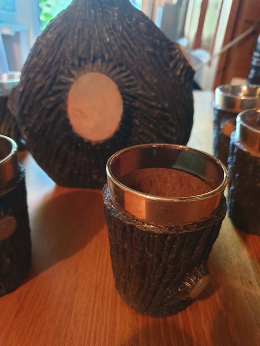 Set sticla și pahare+ cadou.