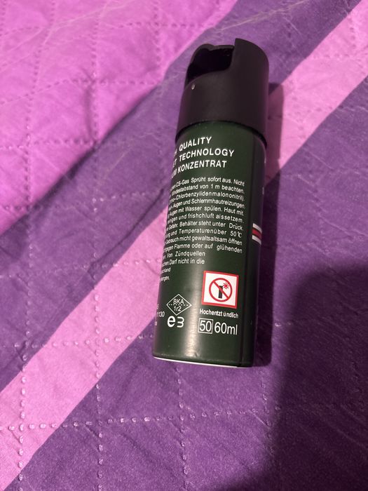 Spray nato 60 ml pentru autoaparare
