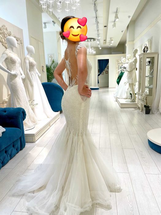 Rochie mireasa, voal, Maya Fashion, model 2025