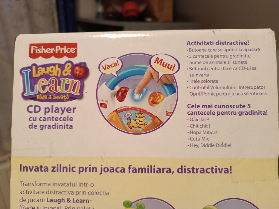 Cd player cu cântece de gradinita