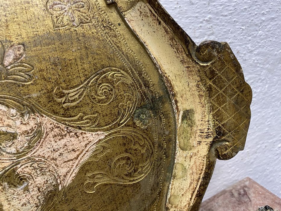 Винтидж флорентинска табла Италия около 1960 позлата маркировка