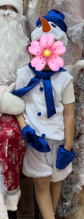 Костюм новогодний, снеговик