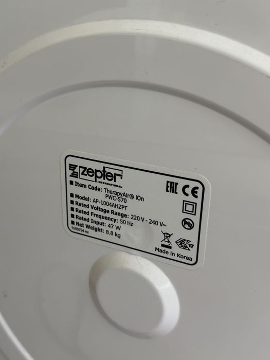 Zepter Therapy Air Ion – пречиствател/йонизатор за въздух
