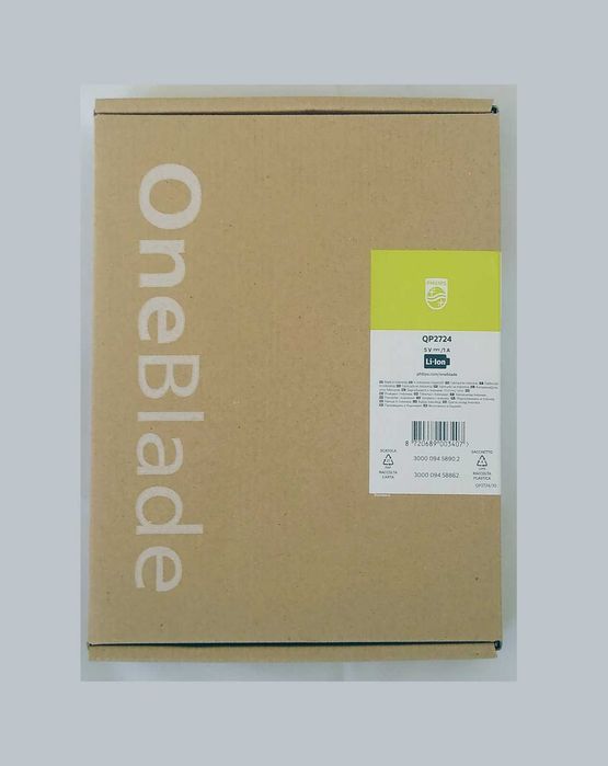Нов Philips One Blade Тример Хибриден Уред за Брада QP2724/30 + 2 Чисто Нови Ножчета!