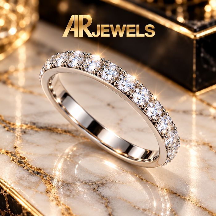 Inel Aur Alb 18k cu Diamante 0.30 ct model deosebit ARJEWELS