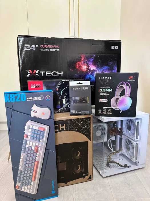 Новый Игровой Компьютер /Кейс/Монитор/Наушники/Клава+мышь/ CS2 150фпс