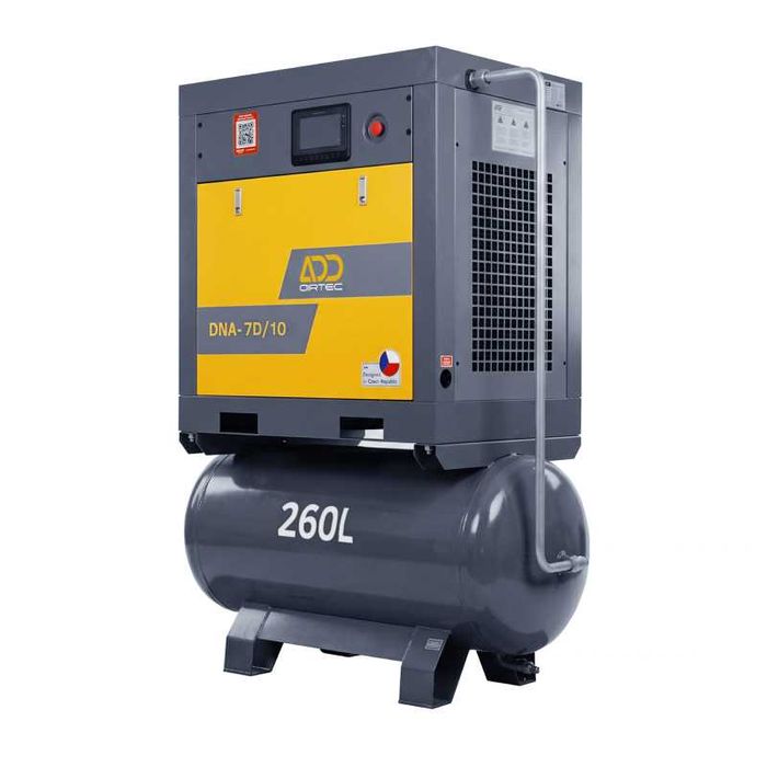 Компрессор винтовой ADD AIRTEC DNA-7D/10 с ресивером