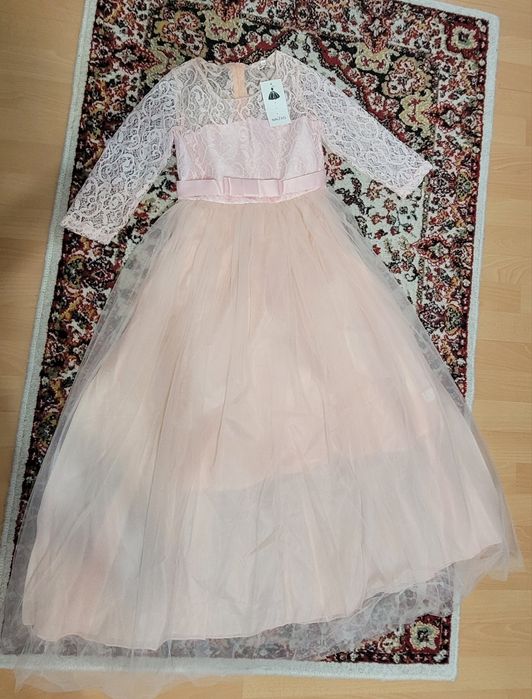 Rochie lunga de ocazie pentru fetite- noua cu eticheta