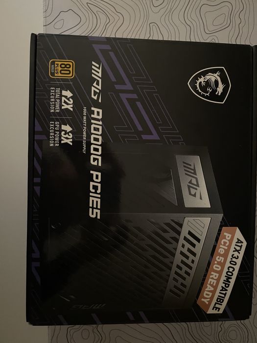 Msi Mpg A1000G PCIE5 80+ Gold AT